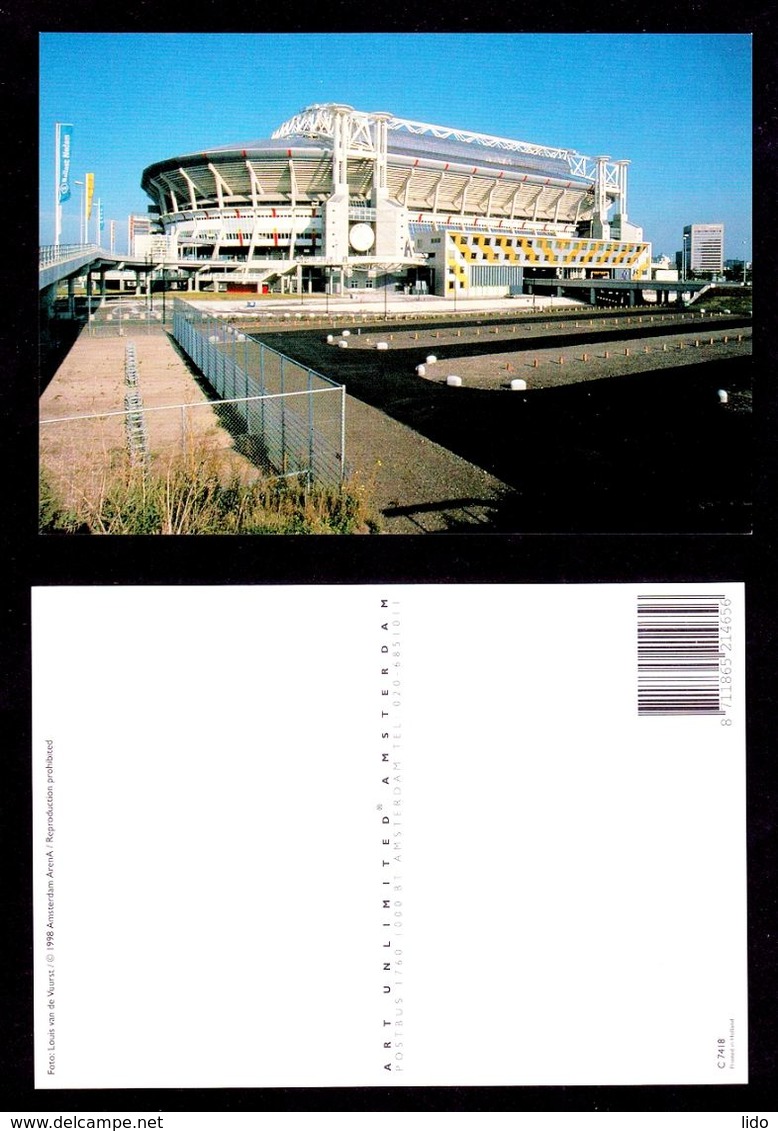 27x AMESTERDAM JOHAN CRUIJFF ARENA STADIUM STADE ESTADIO STADION STADIO POSTCARD ***RARE***