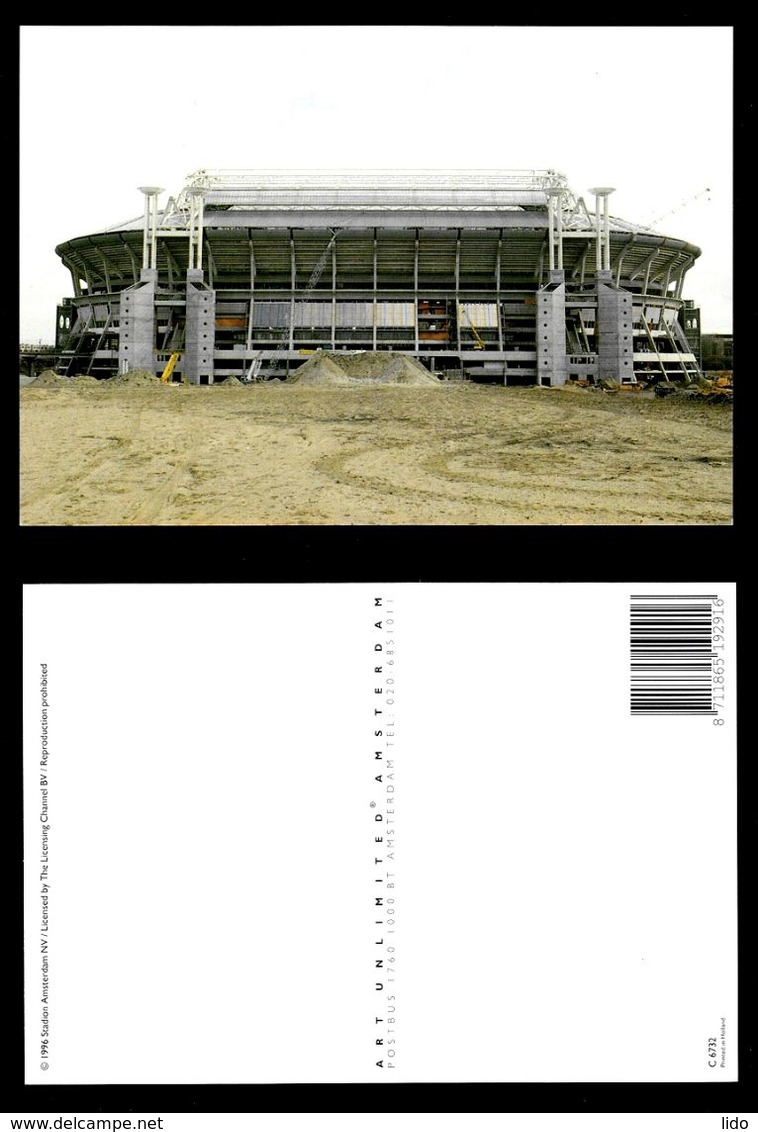 27x AMESTERDAM JOHAN CRUIJFF ARENA STADIUM STADE ESTADIO STADION STADIO POSTCARD ***RARE***