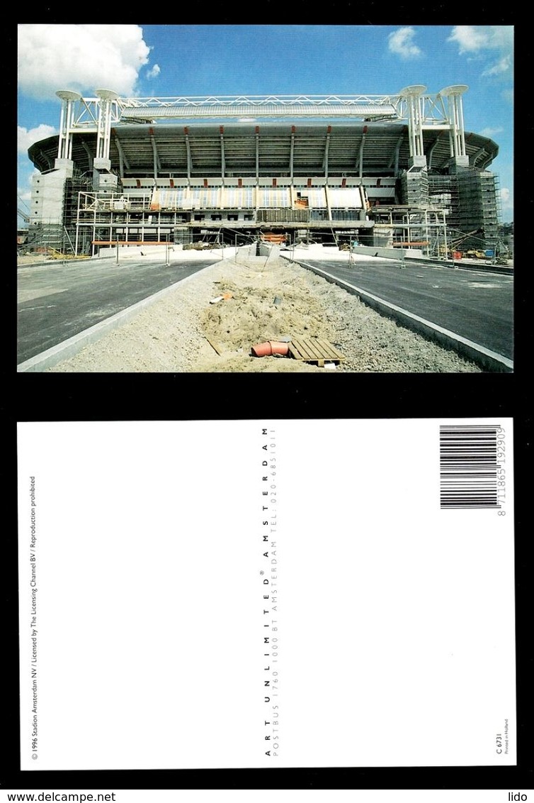 27x AMESTERDAM JOHAN CRUIJFF ARENA STADIUM STADE ESTADIO STADION STADIO POSTCARD ***RARE***