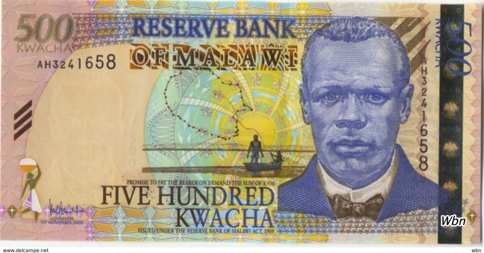 Malawi 500 Kwachas (P48) 2005 -UNC- - Malawi