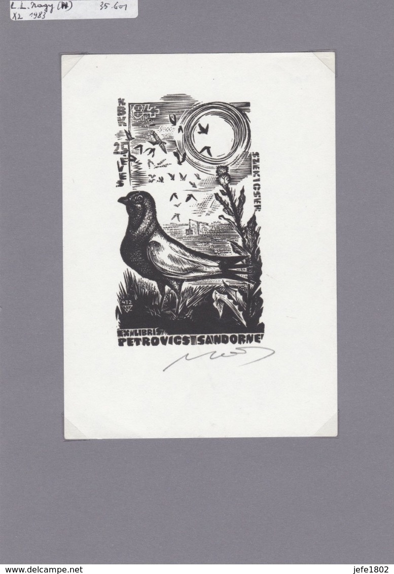 EX-Libris - Duif - Pigeon - Taube / Federaçao Paulista De Columbofilia 1963 - Exlibris