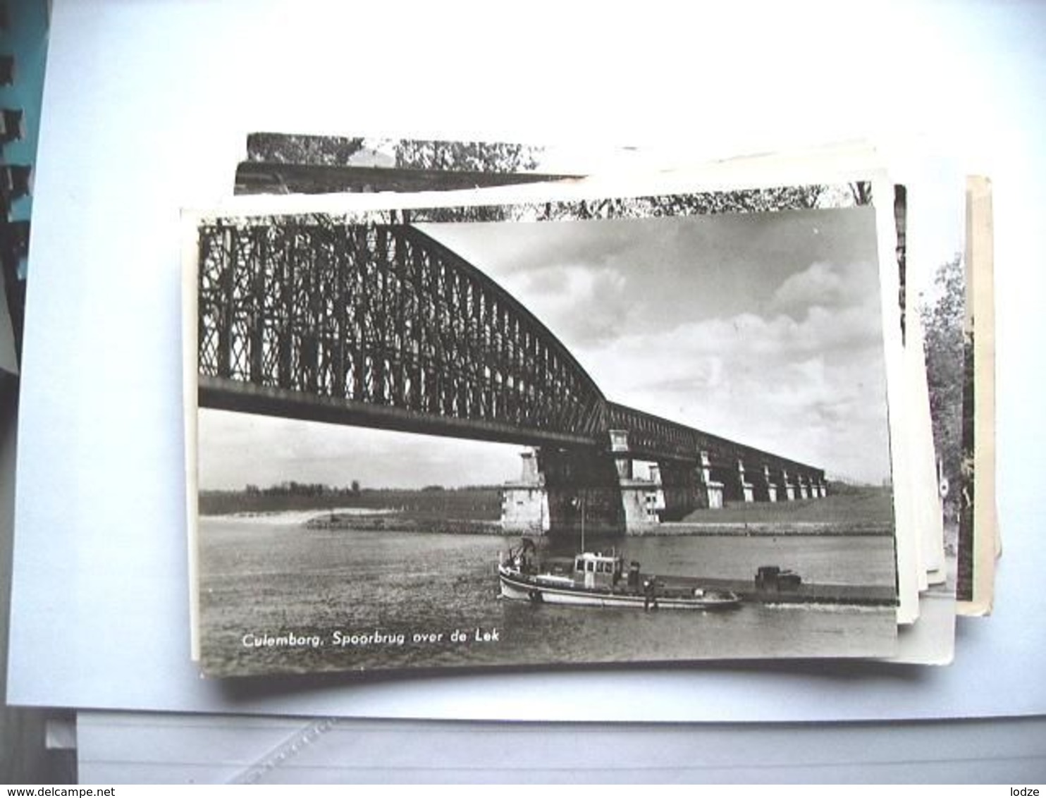 Nederland Holland Pays Bas Culemborg Met Spoorbrug En Boot - Culemborg