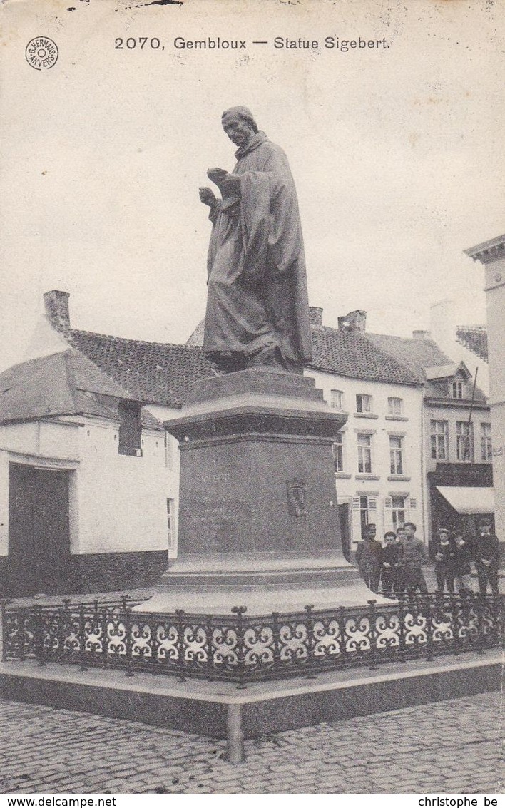 Gembloux, Statue Sigebert (pk69658) - Gembloux