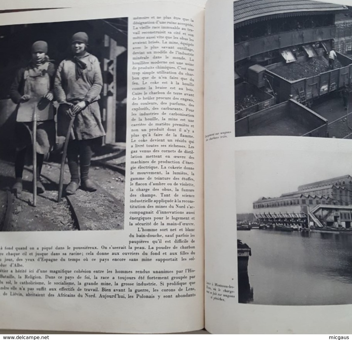 LA FRANCE TRAVAILLE - Mineurs Par Pierre Hamp  "Le Visage De La France" 1932 - 1901-1940