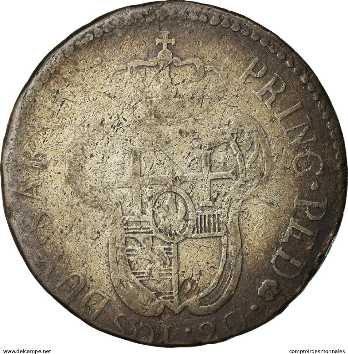 Monnaie, États Italiens, SARDINIA, Vittorio Amedeo III, 20 Soldi, Lira, 1795 - Italian Piedmont-Sardinia-Savoie