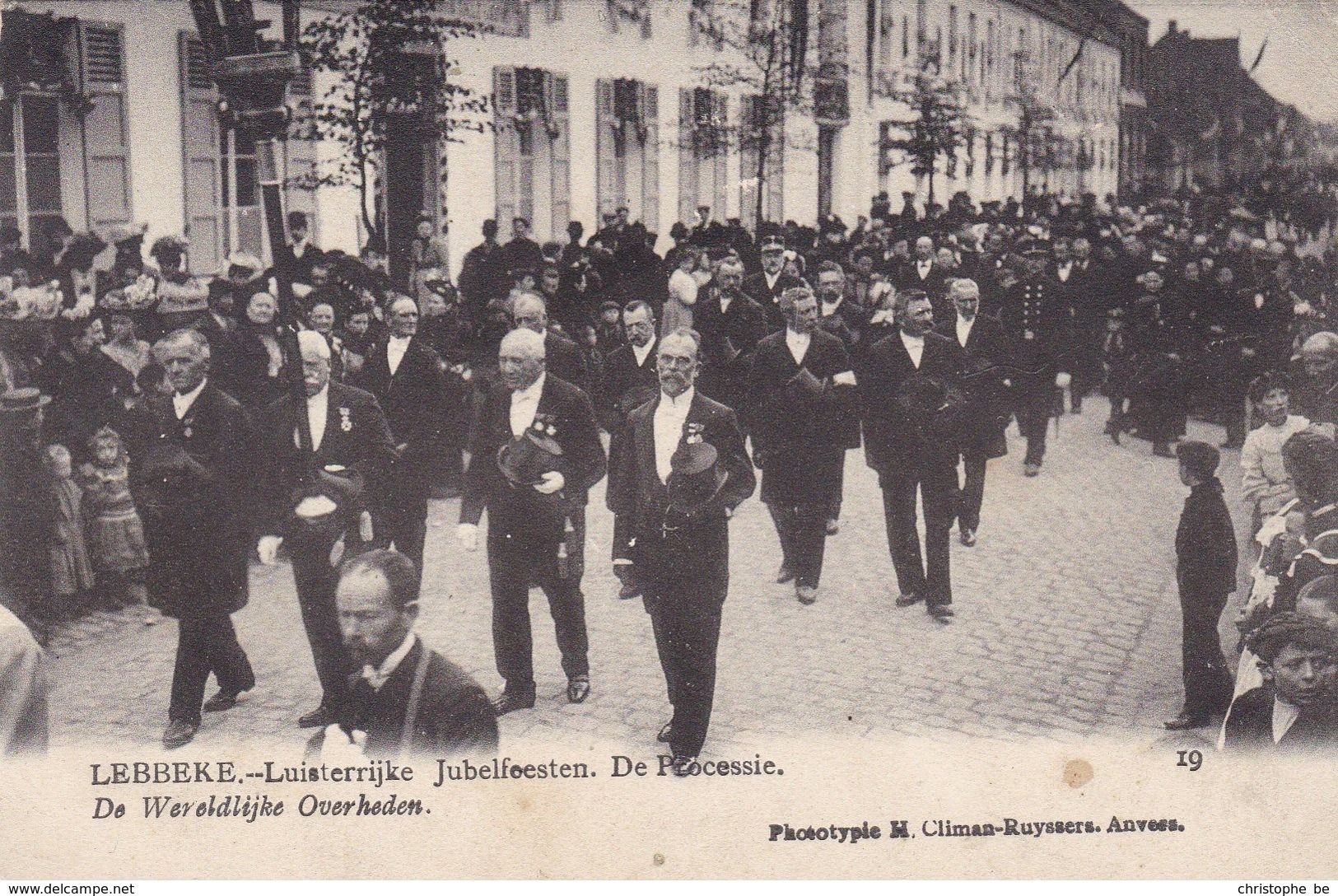 Lebbeke, Luisterrijke Jubelfeesten, De Processie (pk69661) - Lebbeke