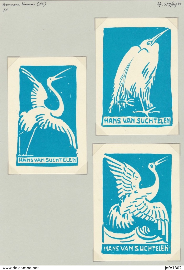 EX-Libris - Ooievaar - Stork - Storch - Cicogne - Ex-libris