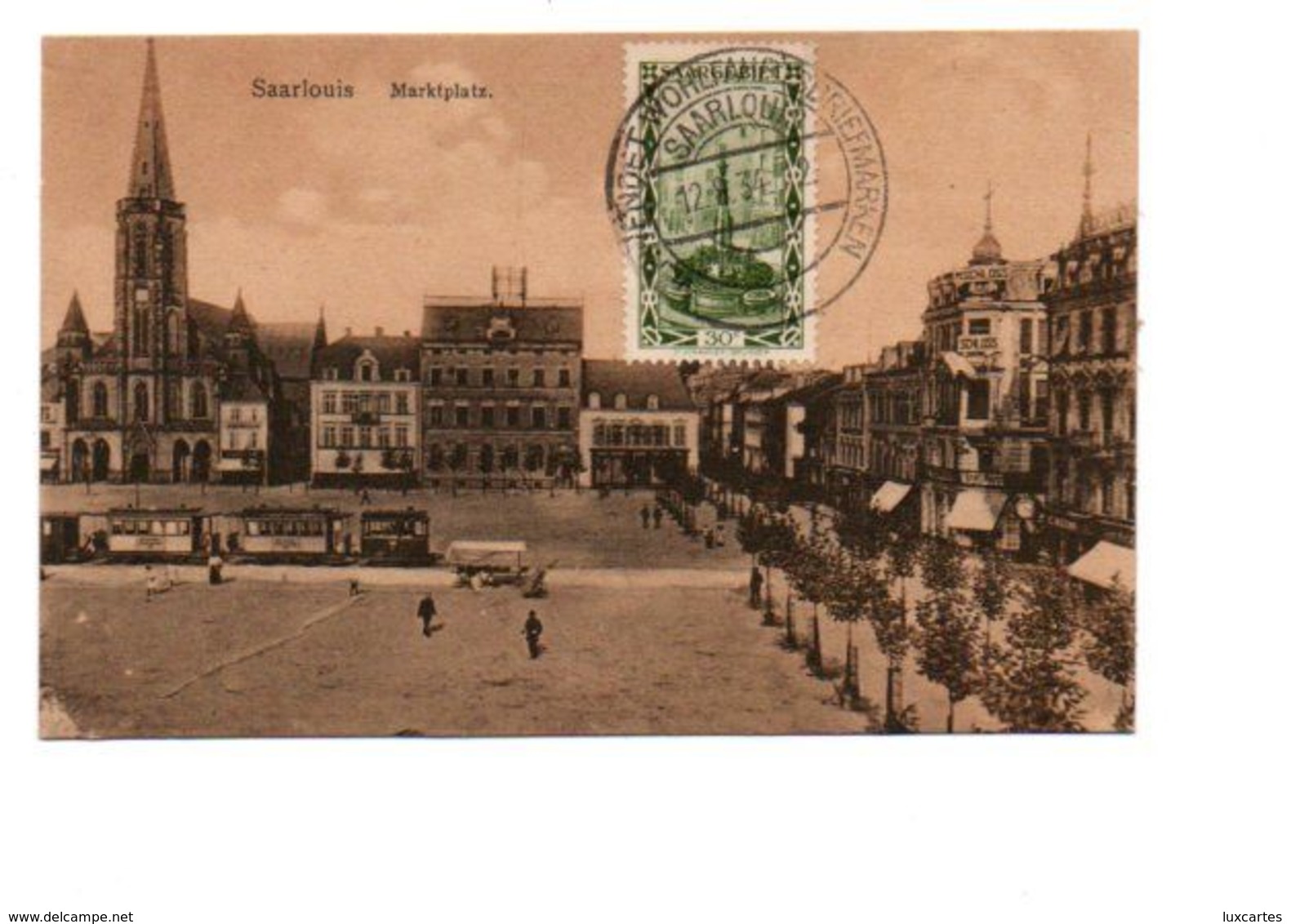 SAARLOUIS. MARKTPLATZ. - Kreis Saarlouis