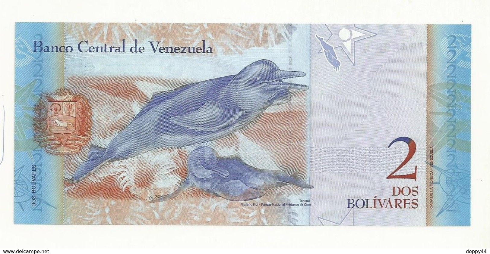 BILLET  NEUF  VENEZUELA  2 BOLIVARES  ANNEE 2007 NEUF  SUPERBE - Venezuela