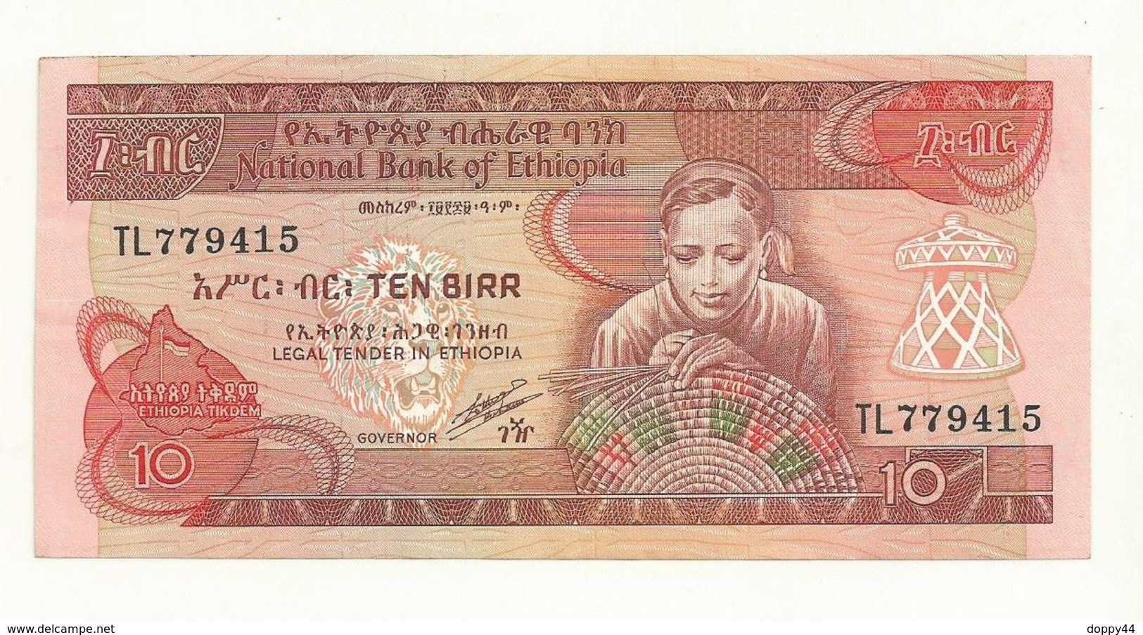 BILLET  NEUF  ETHIOPIE   NEUF  SUPERBE - Etiopia