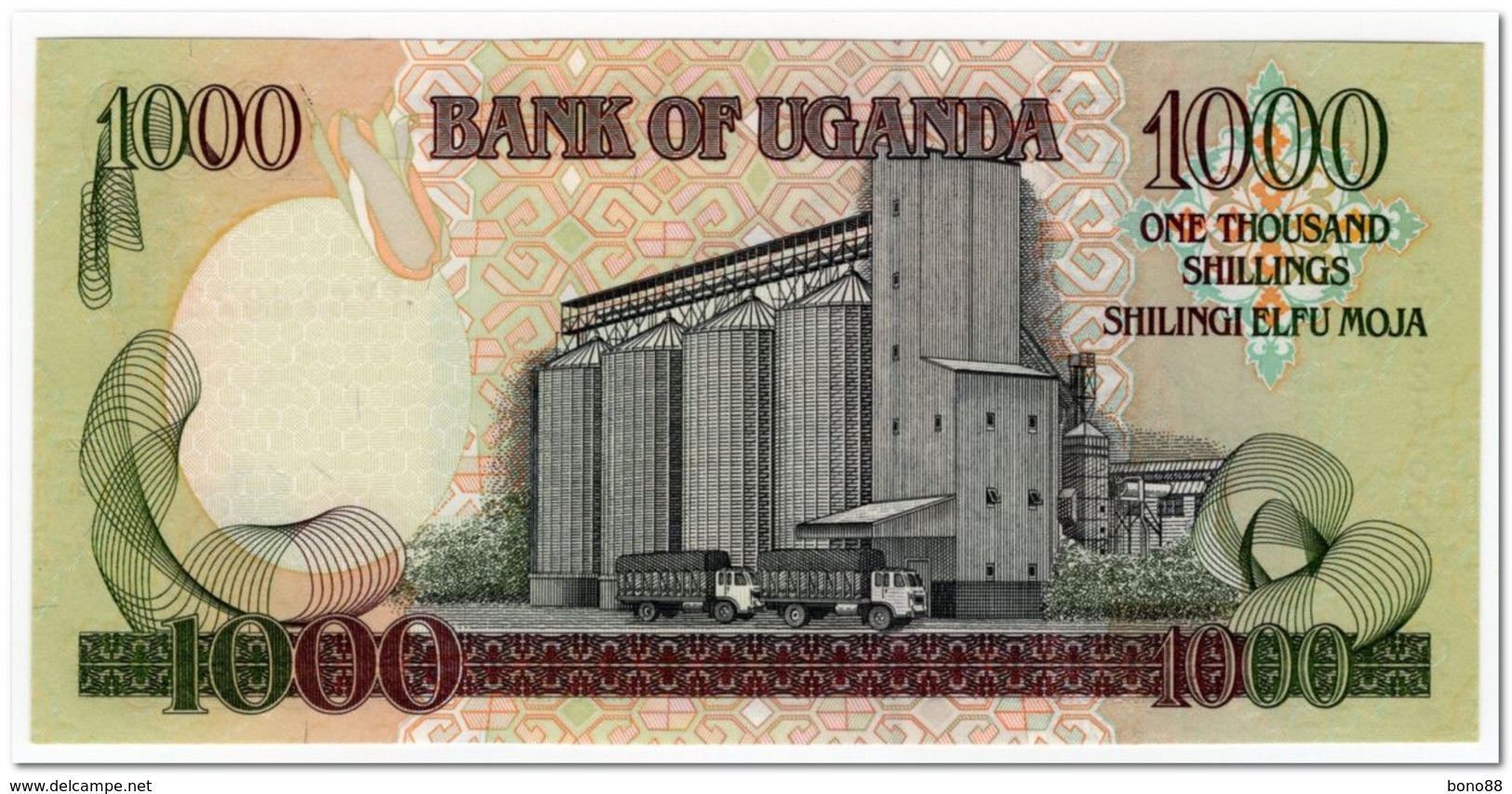 UGANDA,1000 SHILLINGS,2005,P.43,UNC - Uganda