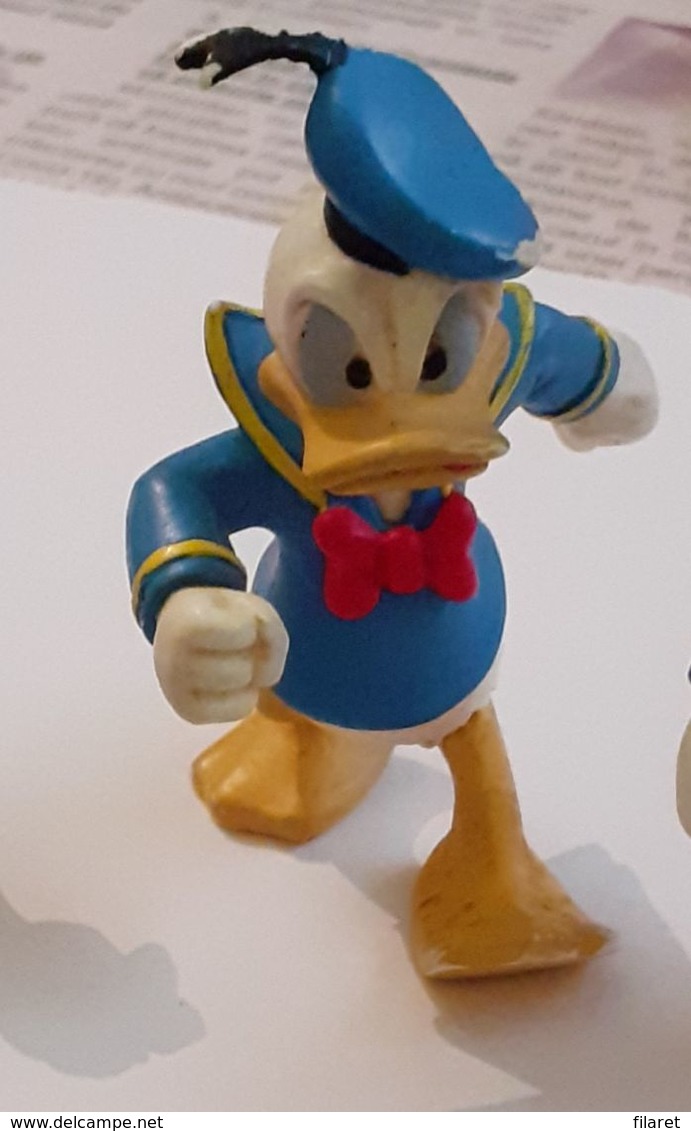 DONALD DUCK-DISNEY FIGURINE,HARD RUBBER/CAOUTCHOUC-ONLY FOR COLLECTORS - Disney