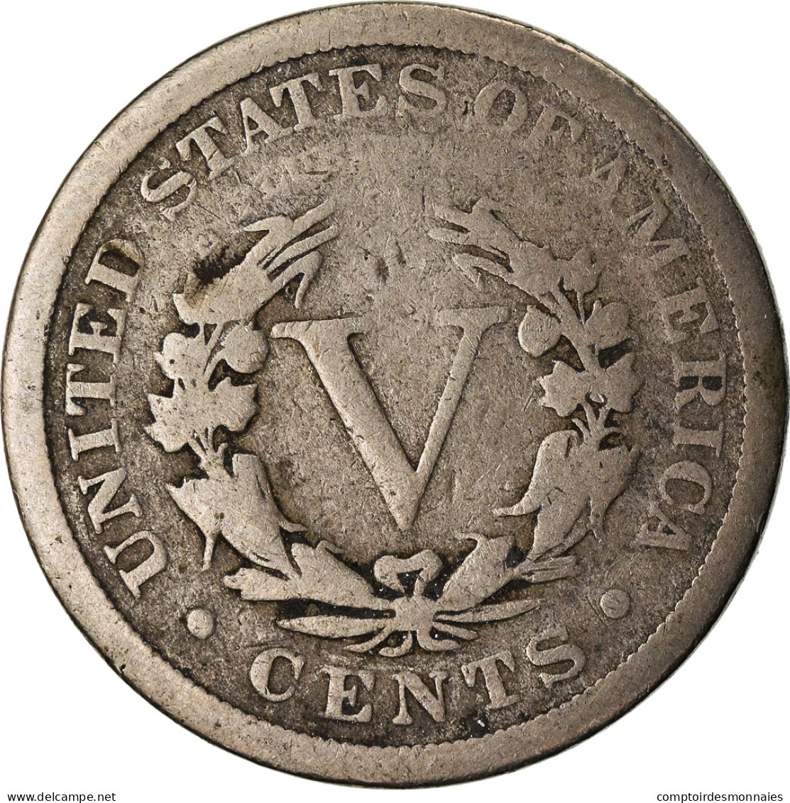 Monnaie, États-Unis, Liberty Nickel, 5 Cents, 1906, U.S. Mint, Philadelphie - 1883-1913: Liberty (Liberté)