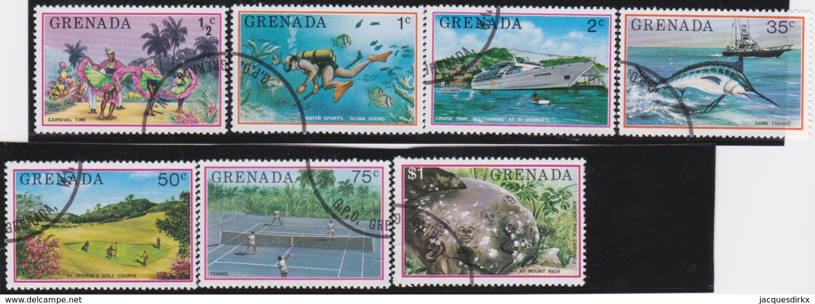 Grenada      .    SG   .   7  Stamps          .    O       . Cancelled    .   /   .  Gebruikt - Grenada (...-1974)
