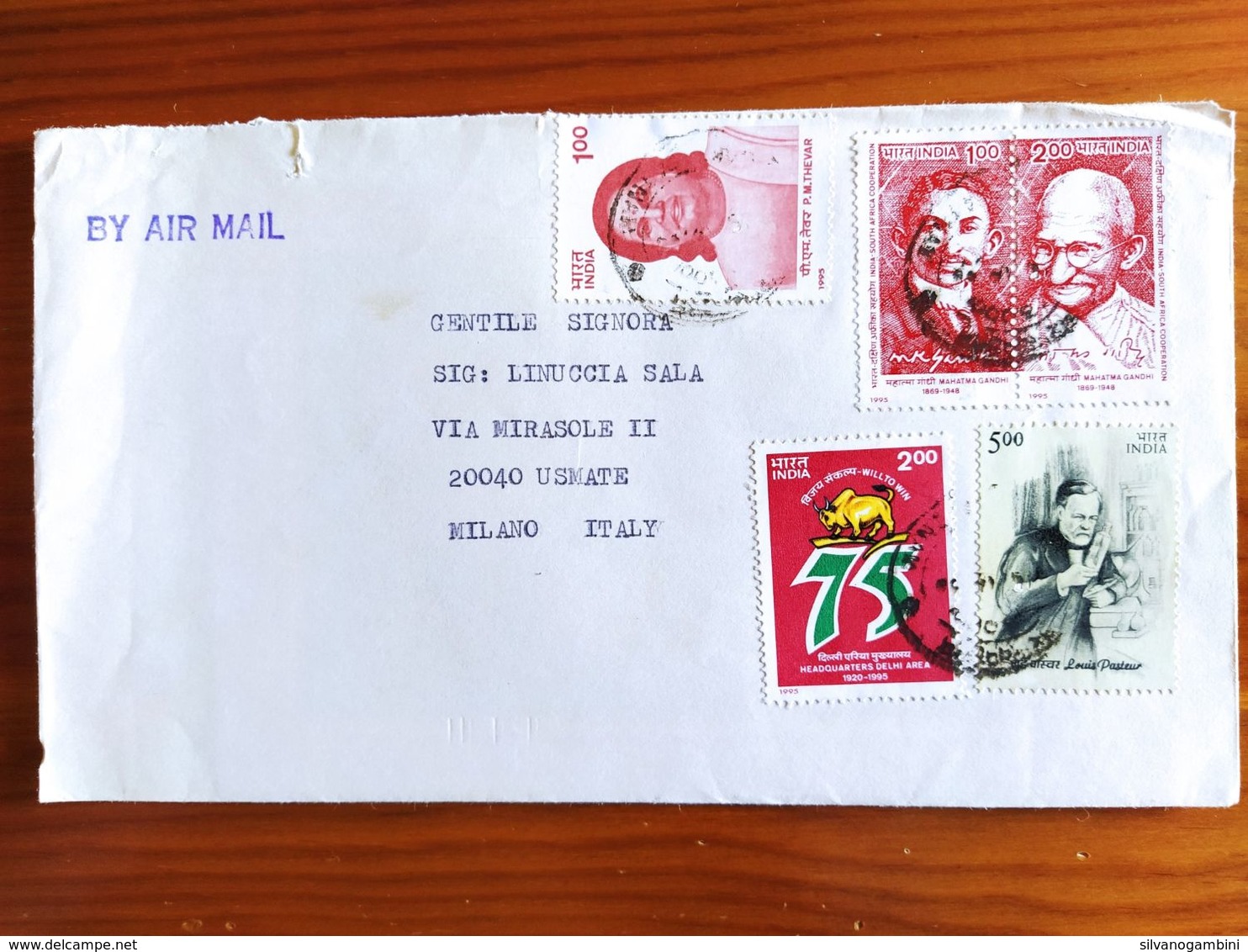 POSTA AEREA INDIA 1995 - Airmail