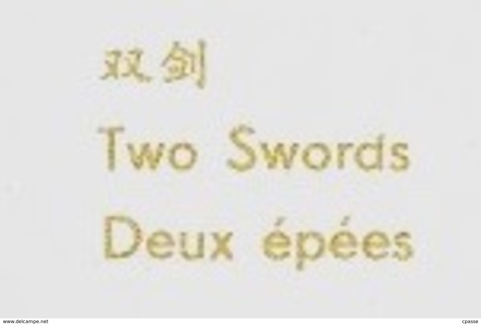 CPM Chine CHINA Arts Martiaux - Two Swords - Deux épées ** Sport - Martiaux