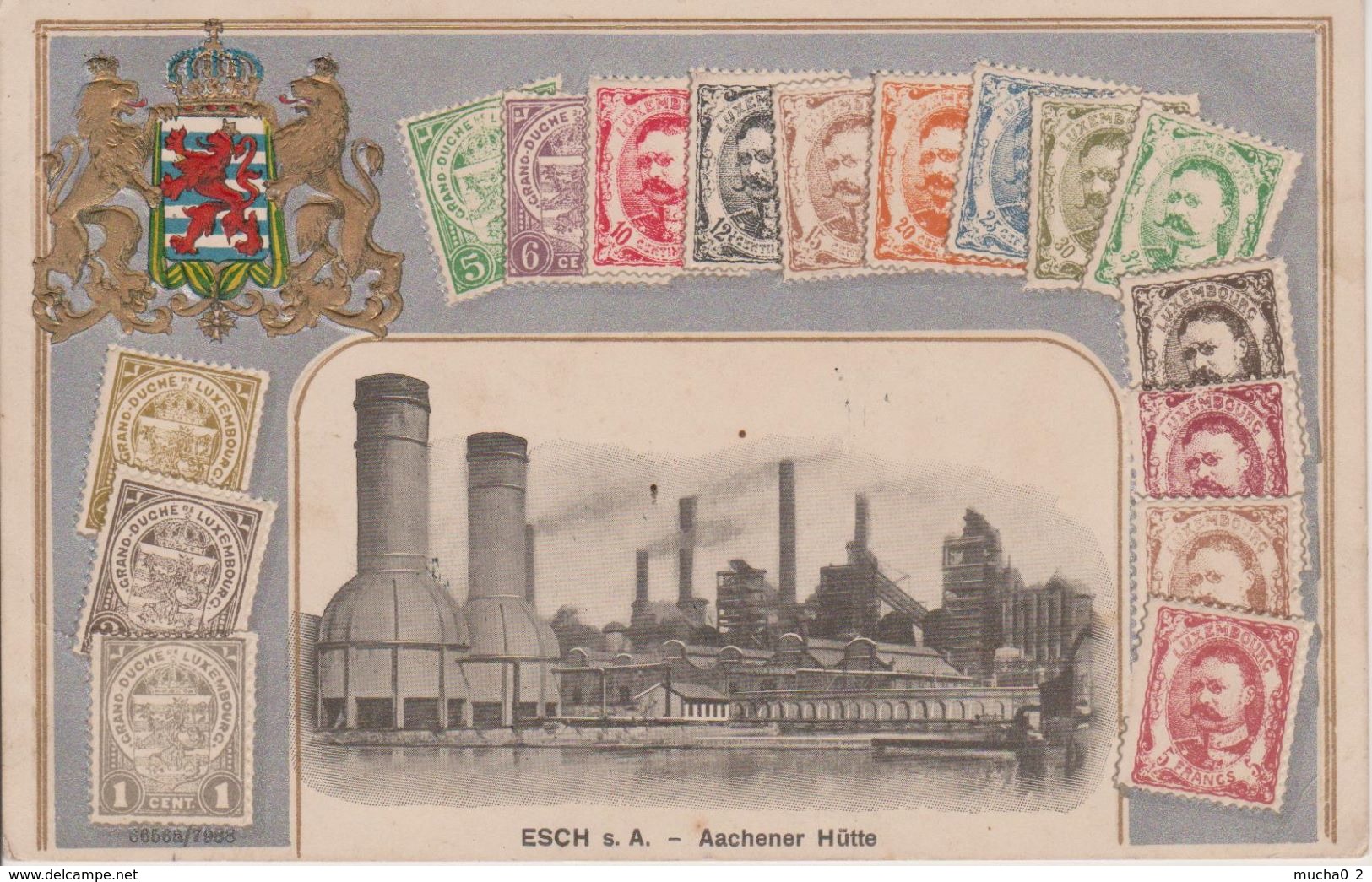 ESCH SUR ALZETTE - LITHO AACHENER HÜTTE - Esch-sur-Alzette