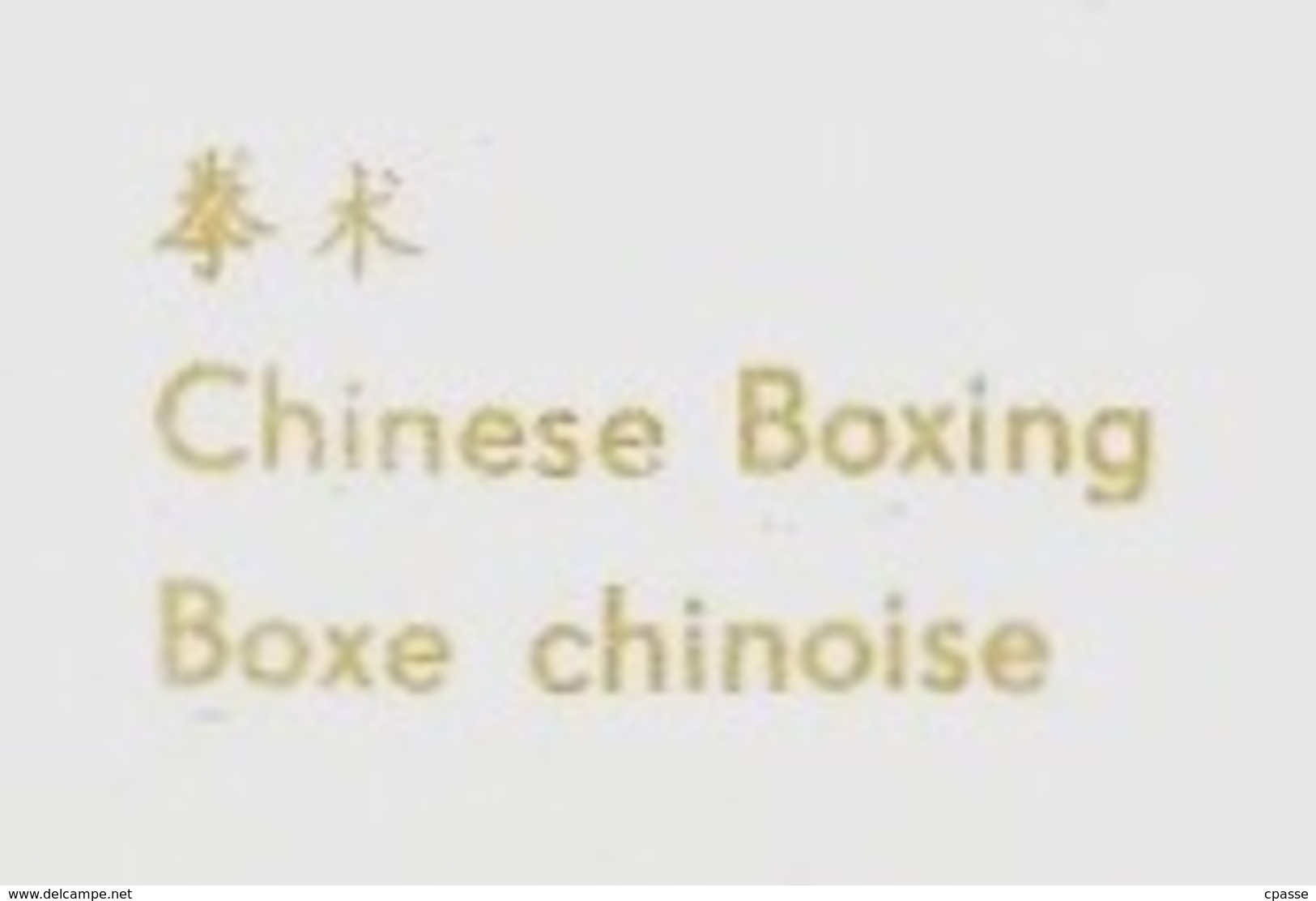 CPM Chine CHINA Arts Martiaux - Chinese Boxing - Boxe Chinoise ** Sport - Martiaux