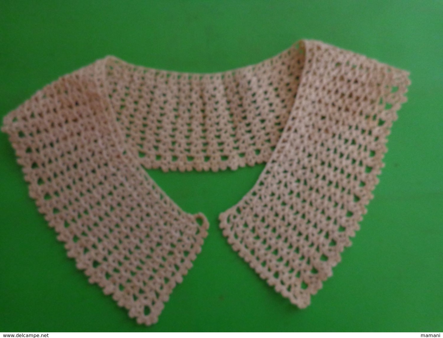 Faux Col Au Crochet Coloris Ecru - Altri & Non Classificati