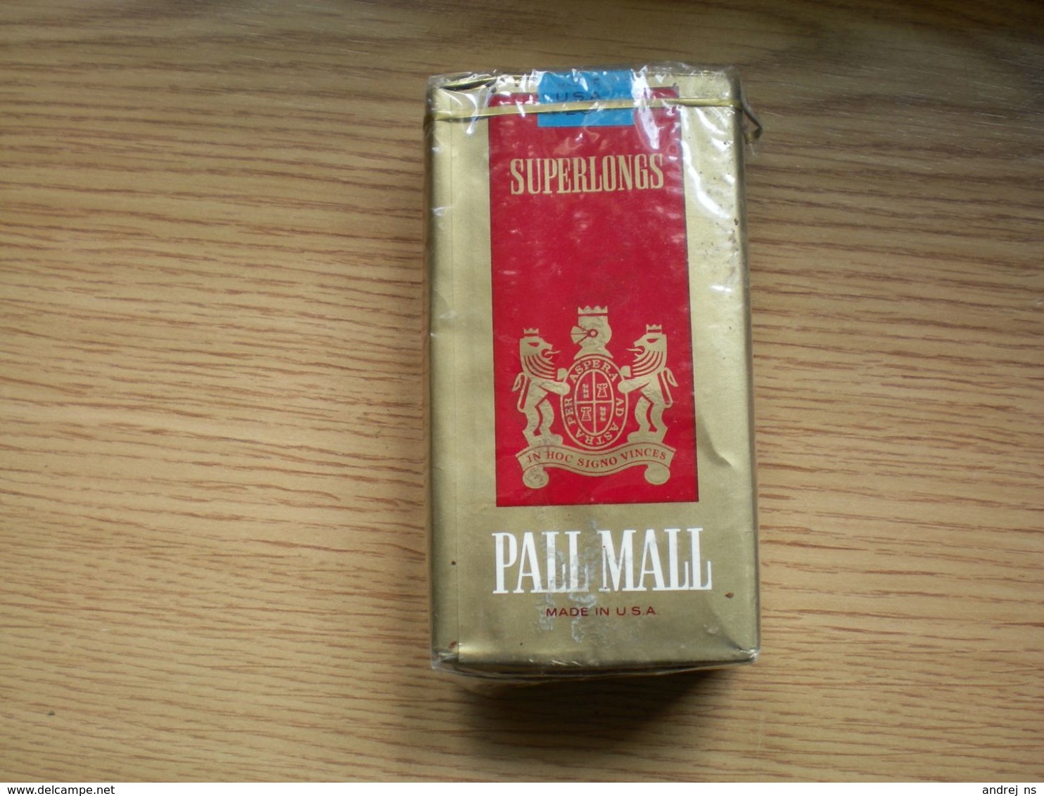 Full Tobacco Box Pall Mall Made In USA - Contenitori Di Tabacco (vuoti)