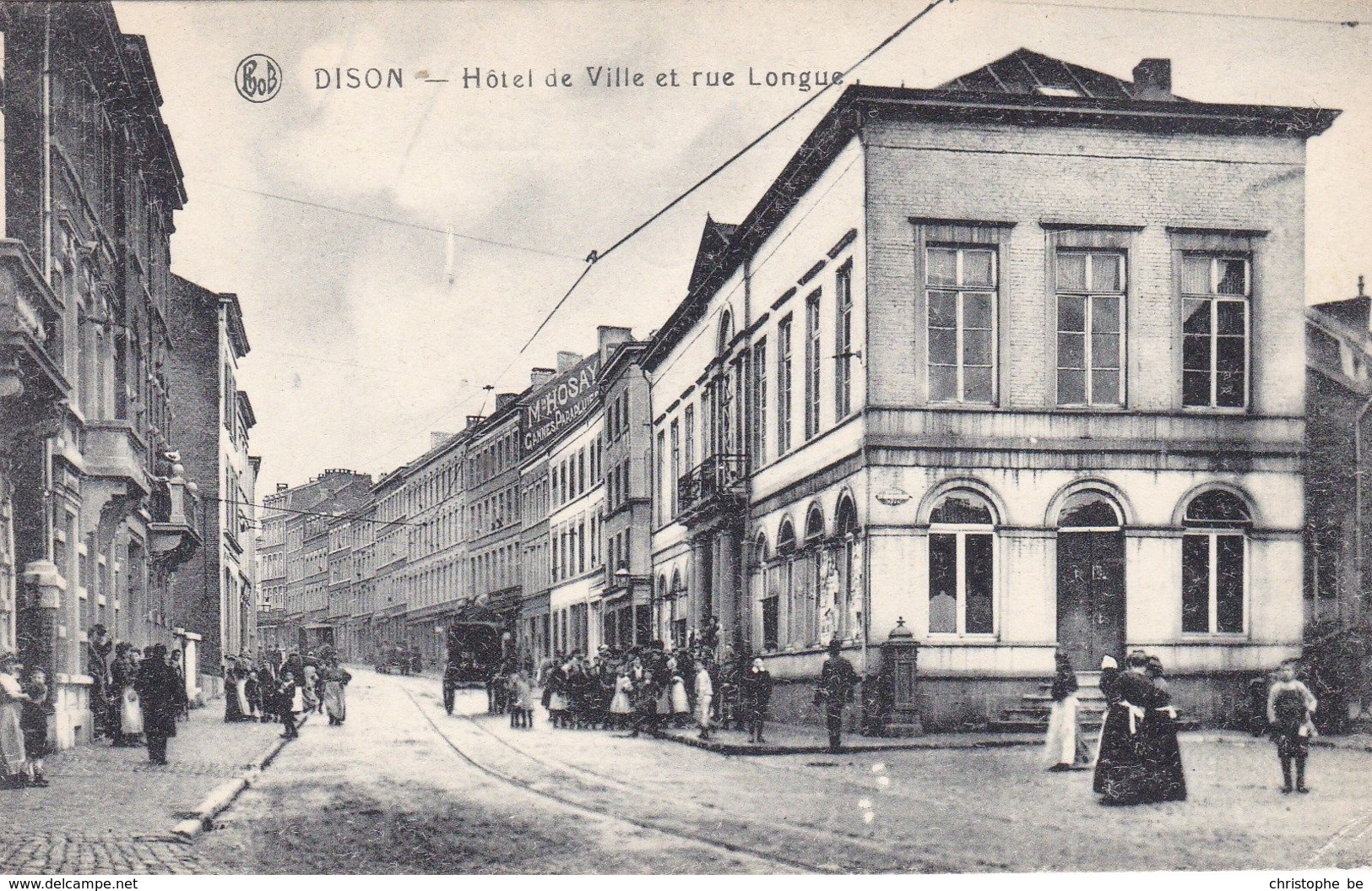 Dison, Hôtel De Ville Et Rue Longue (pk69725) - Dison