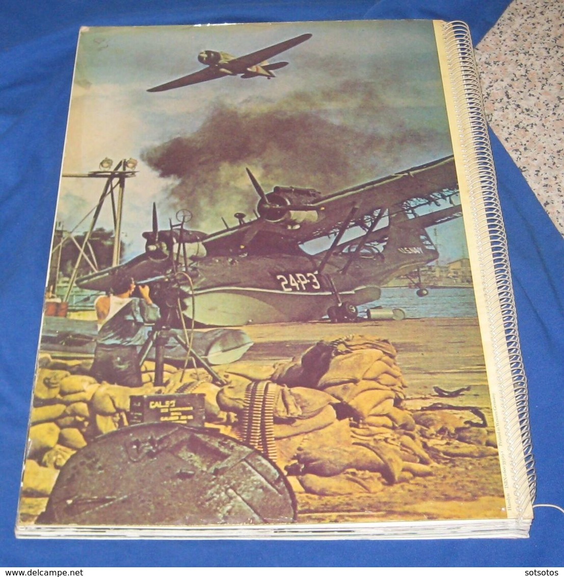 War Movies By Tom Perlmutter Ed. Hamlyn, 1974 - First Edition - Ring Bound Soft Cover Book With Stiff Pictorial Card, Fi - Art