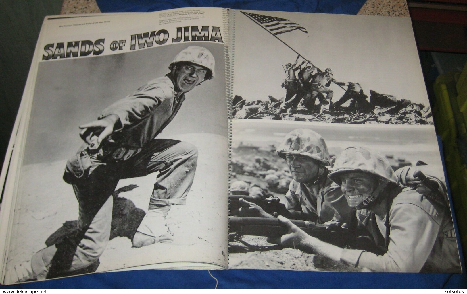 War Movies By Tom Perlmutter Ed. Hamlyn, 1974 - First Edition - Ring Bound Soft Cover Book With Stiff Pictorial Card, Fi - Art