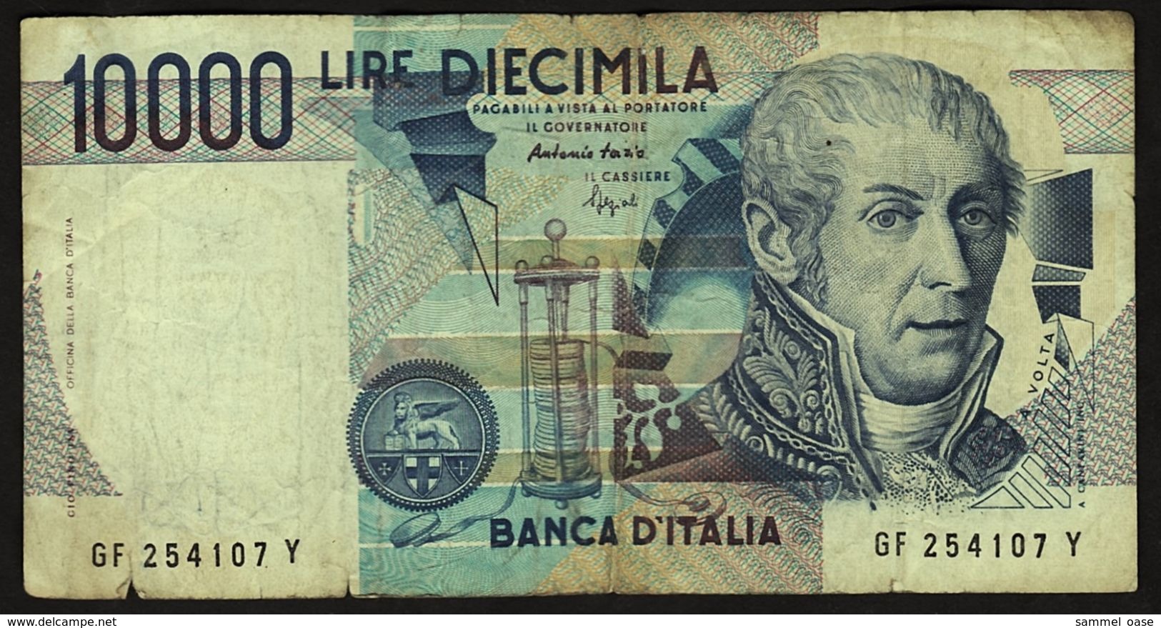 Banknote Italy / Italien  -  10000 Lire 1984 - 10000 Liras