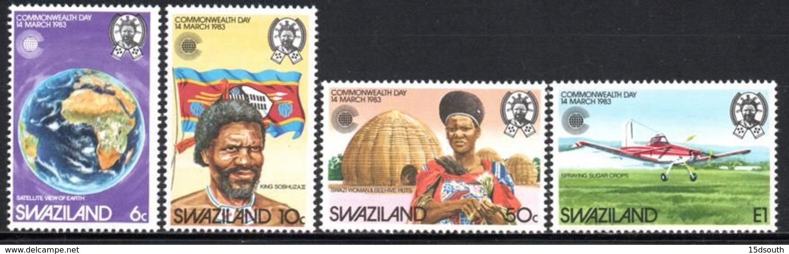 Swaziland - 1983 Commonwealth Day Set (**) # SG 421-424 - Swaziland (1968-...)