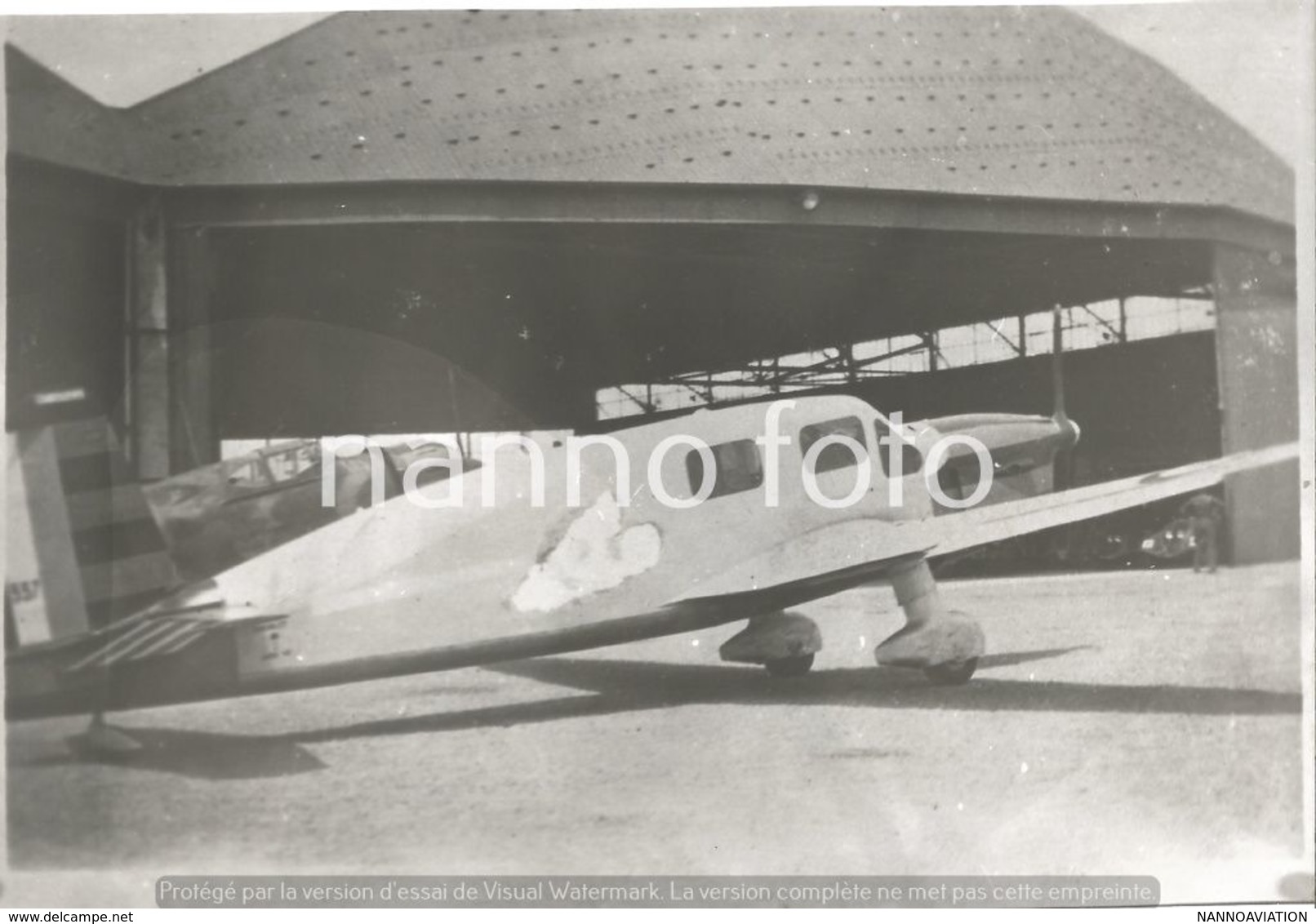 PHOTO AVION     CAUDRON   SIMOUN   RETIRAGE REPRINT - Aviation