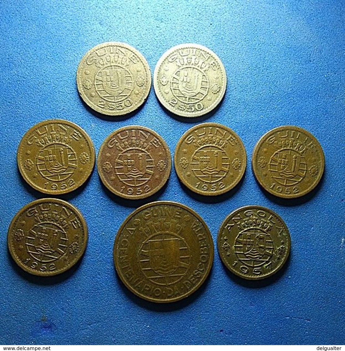 9 Coins Portuguese Ex-Colonies - Kilowaar - Munten