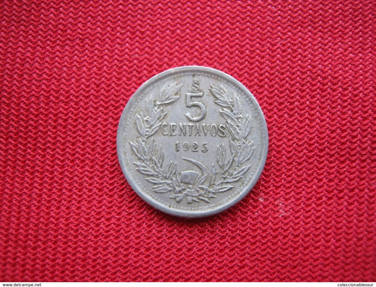 Chile 5 Centavos 1925 - Chile