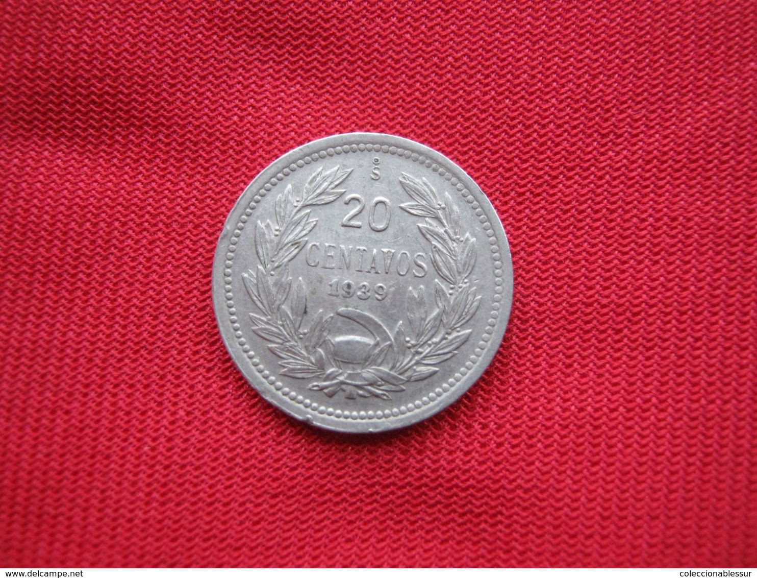 Chile 20 Centavos 1939 - Chile