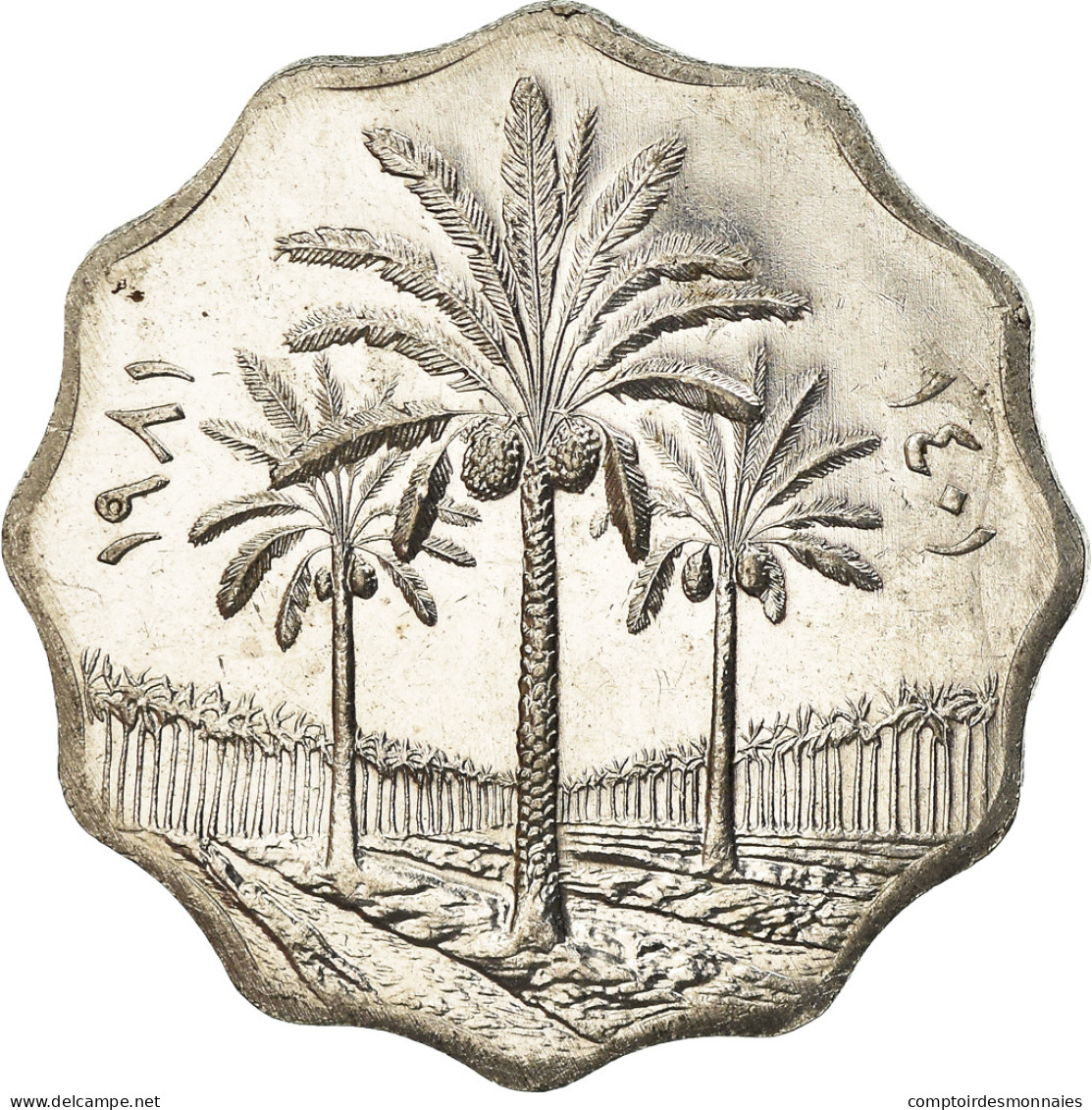 Monnaie, Iraq, 10 Fils, 1981, SPL+, Stainless Steel, KM:126a - Irak