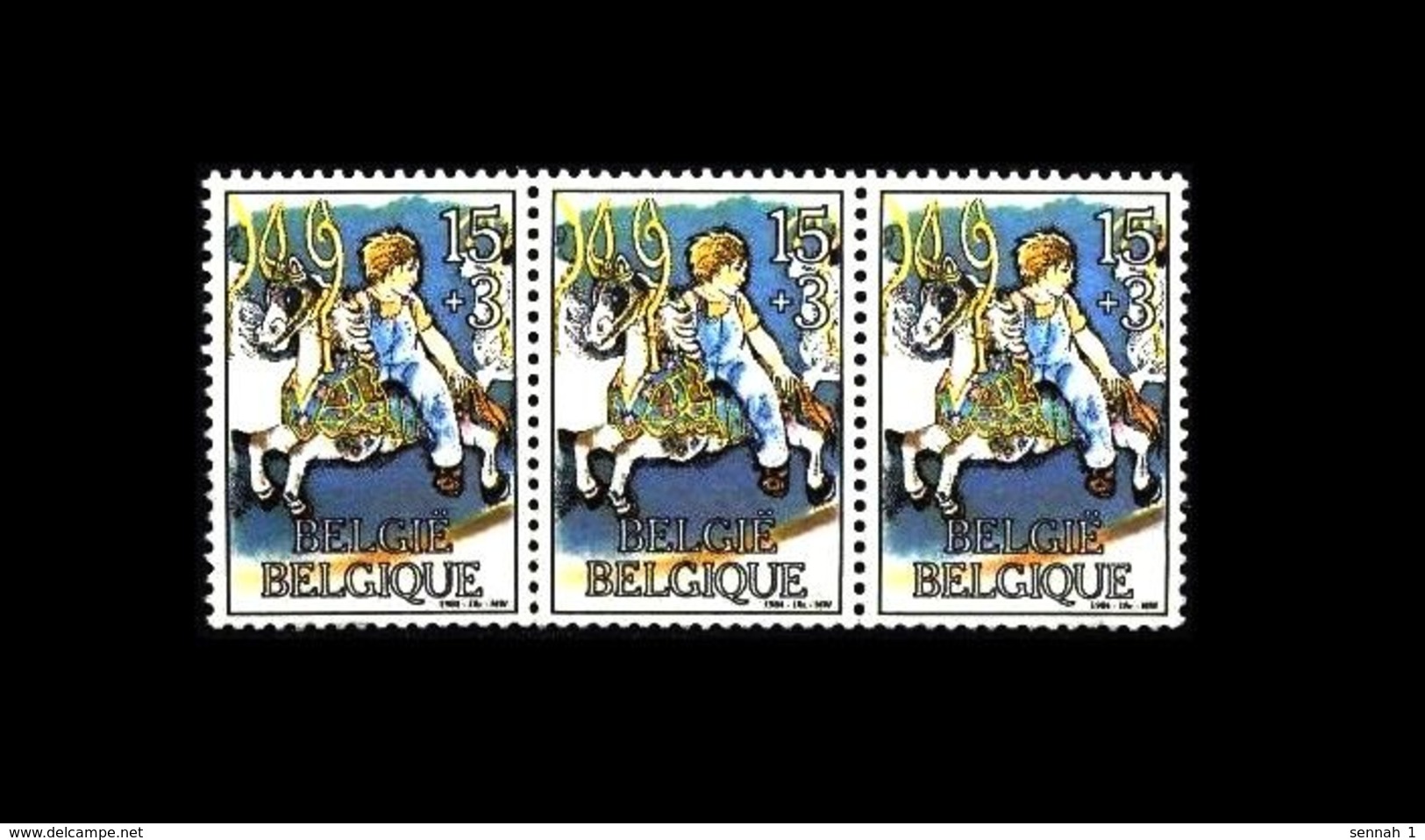 Belgien / Belgique / Belgie: 'Kinder, 1984' / 'Children – Enfants', Mi. 2205; Yv. 2153; Sc. B1038; COB 2153 * - Used Stamps