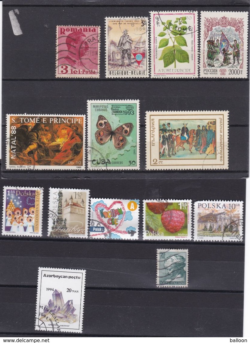 Petit Lot De Différents Pays - Lot N° 3 - Lots & Kiloware (mixtures) - Max. 999 Stamps