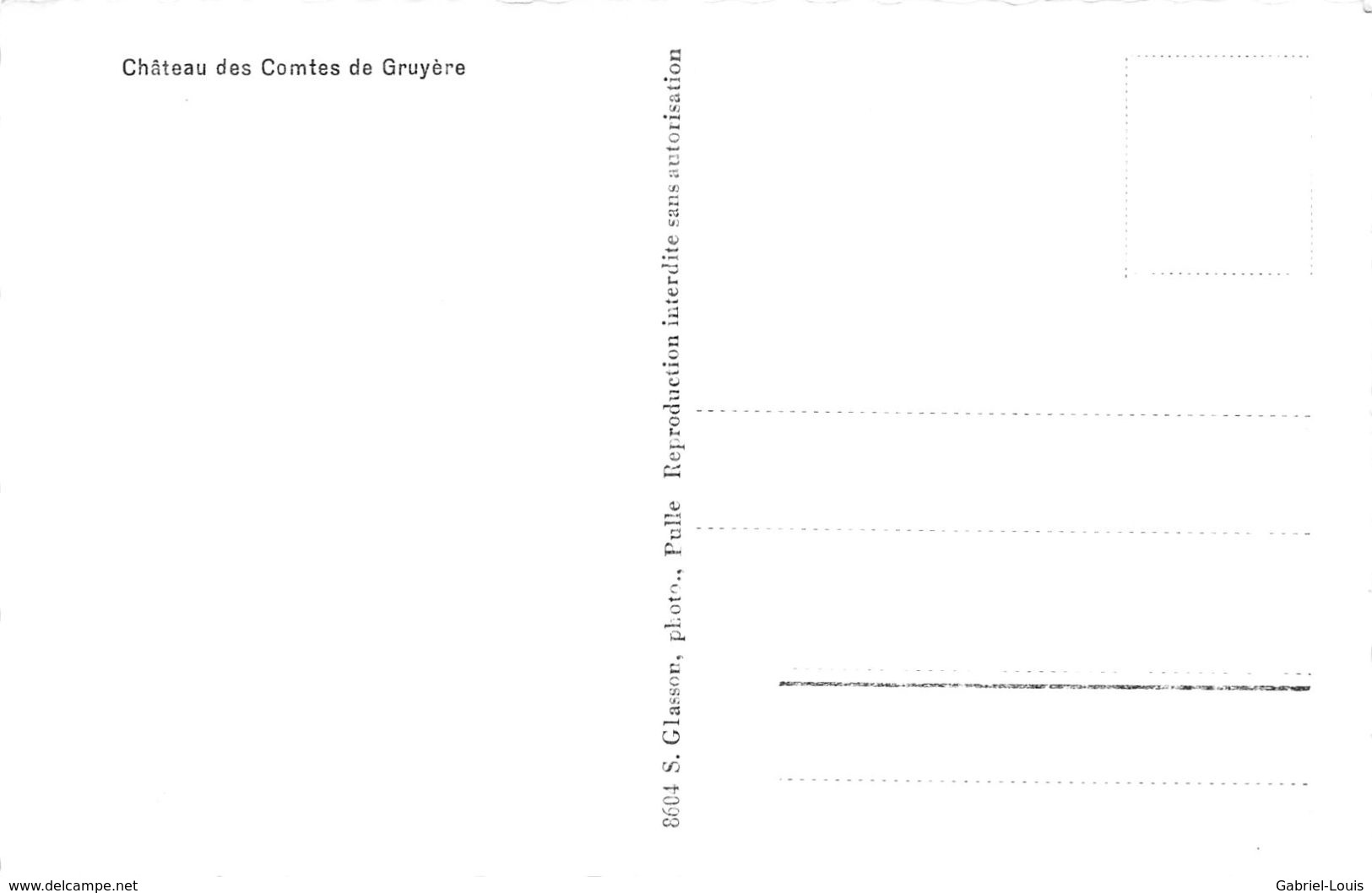 Château Des Comptes De Gruyère - Gruyères - Dent De Broc - Broc