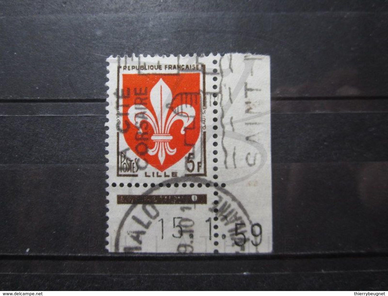 VEND BEAU TIMBRE DE FRANCE N° 1186 + BDF + CD , OBLITERATION " ST-MALO " !!! - 1941-66 Armoiries Et Blasons