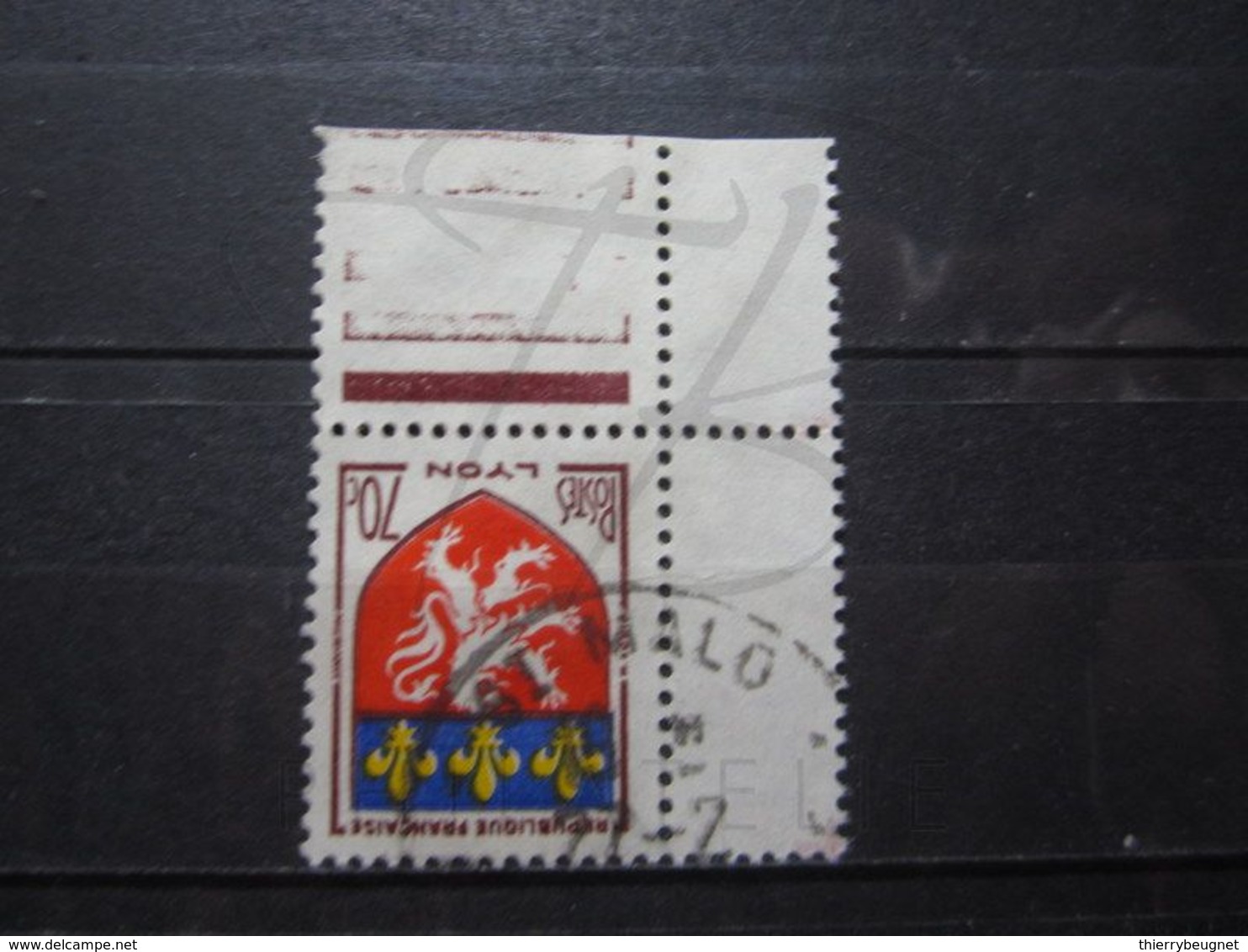 VEND BEAU TIMBRE DE FRANCE N° 1181 + BDF , OBLITERATION " ST-MALO " !!! - 1941-66 Armoiries Et Blasons