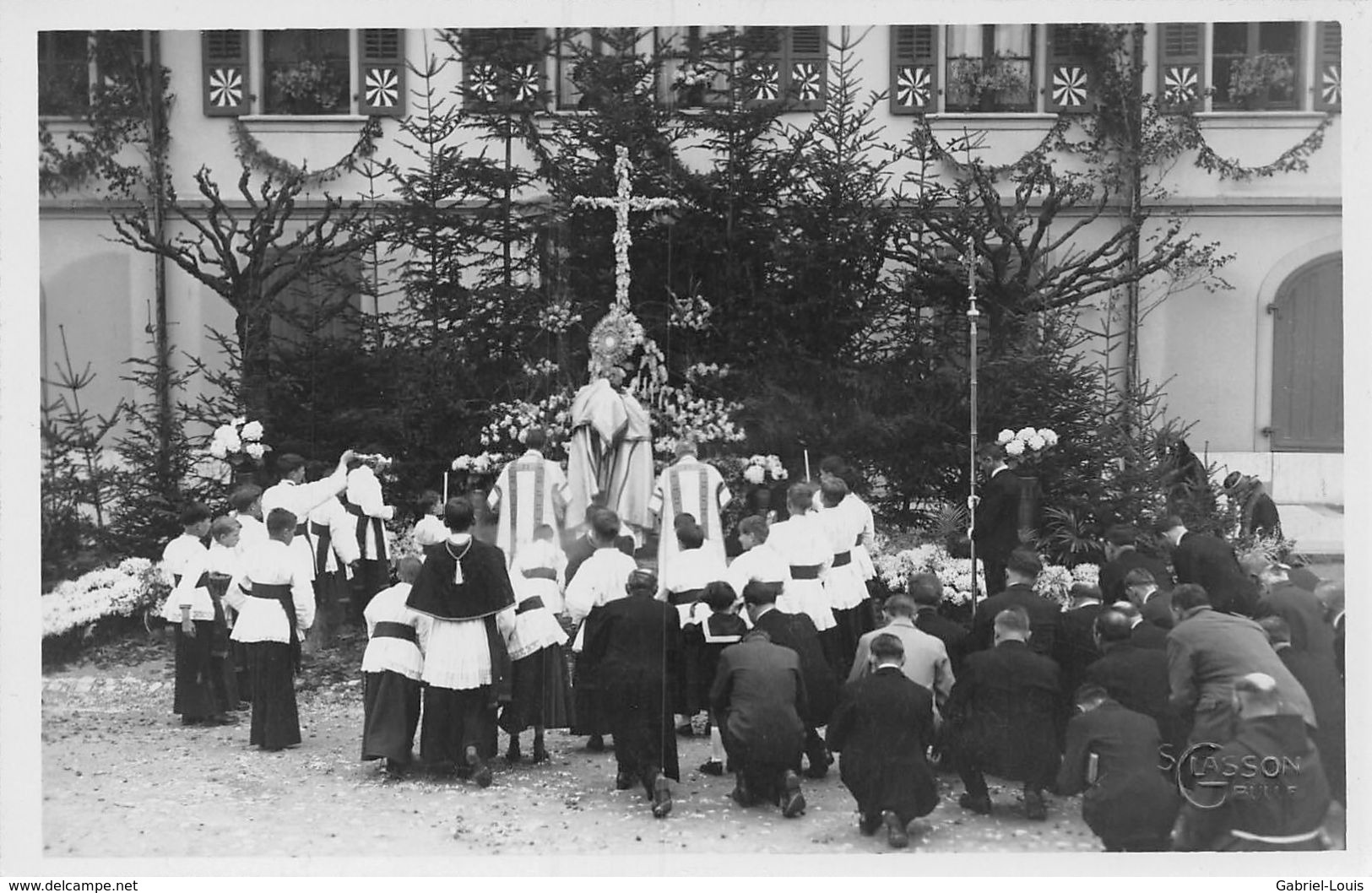 Bulle Procession De La Fête-Dieu 1932 - Bulle