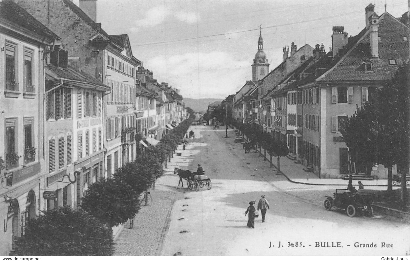 Bulle Grande Rue - Oldtimer - Attelage - Bulle