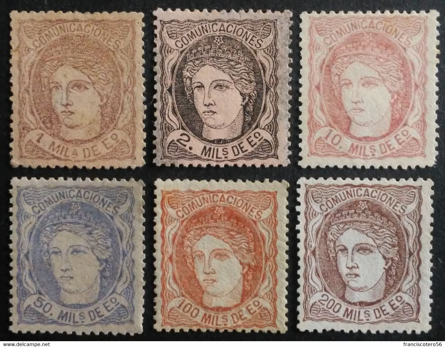 España: Año. 1870 - ( Gobierno Provisional, Duque De La Torre ) - Unused Stamps