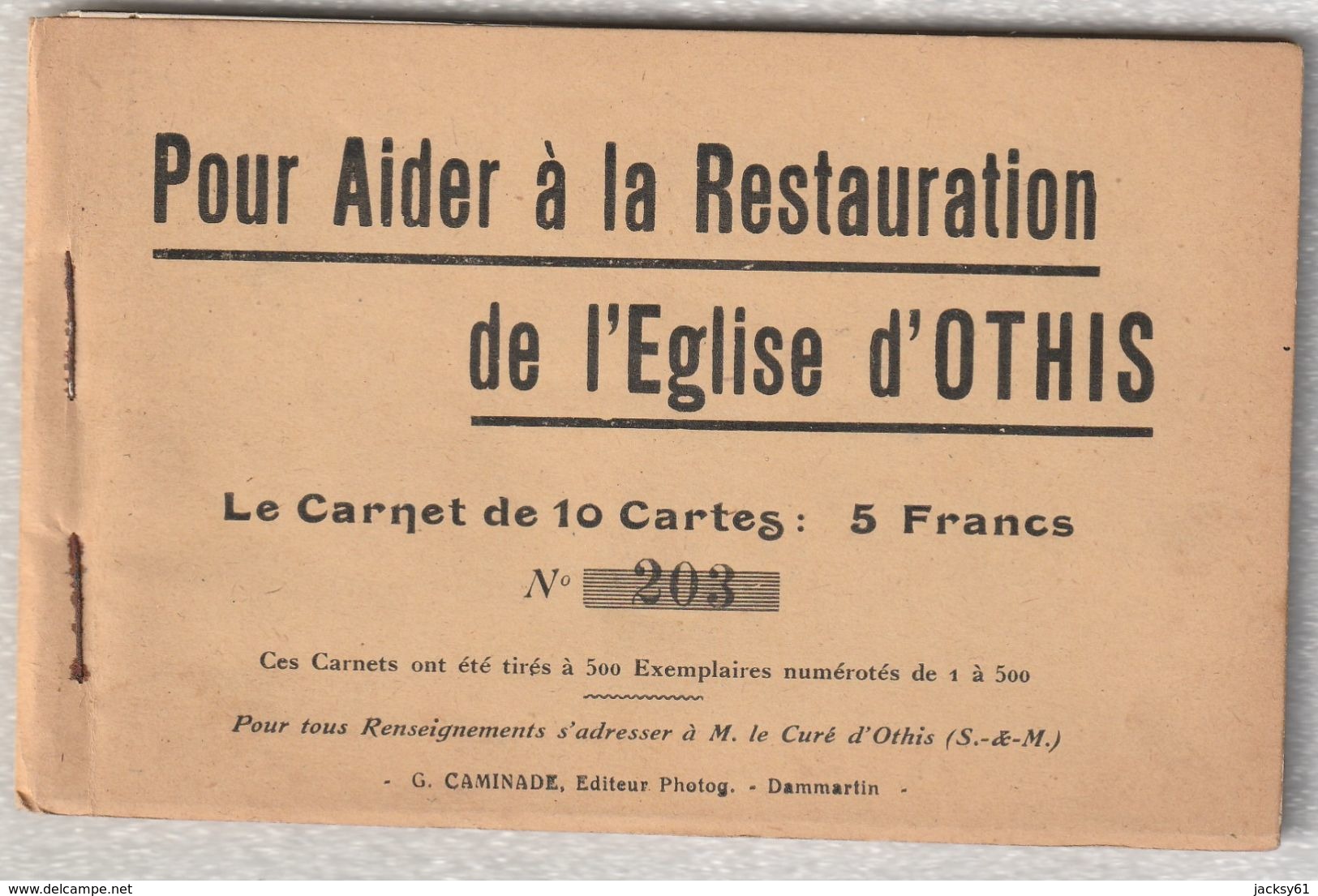 77 - Othis - Pour Aider à La Restauration De L'église D'othis - Othis