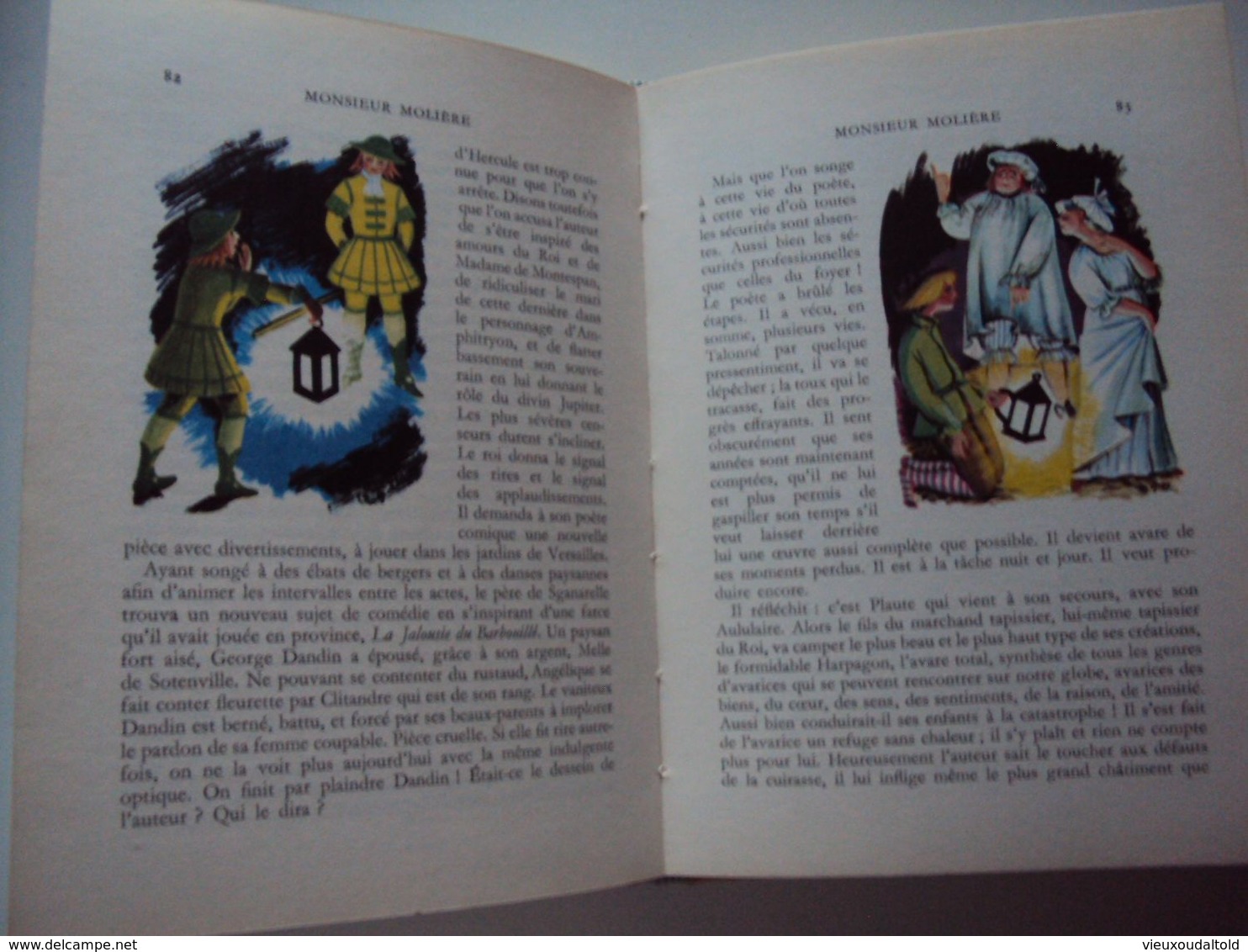 MOLIÈRE 1958  " Monsieur Molière " Pierre Descaves (Ancien Administrateur Général de la Comédie Française)