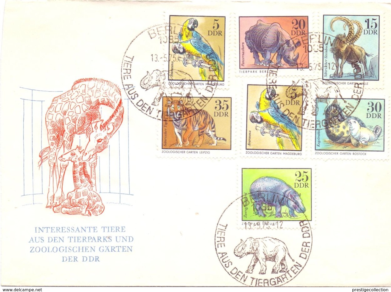 BERLIN FDC ZOOLOGISCHEN GARTEN  COVER   (GIUGN200084) - Unclassified