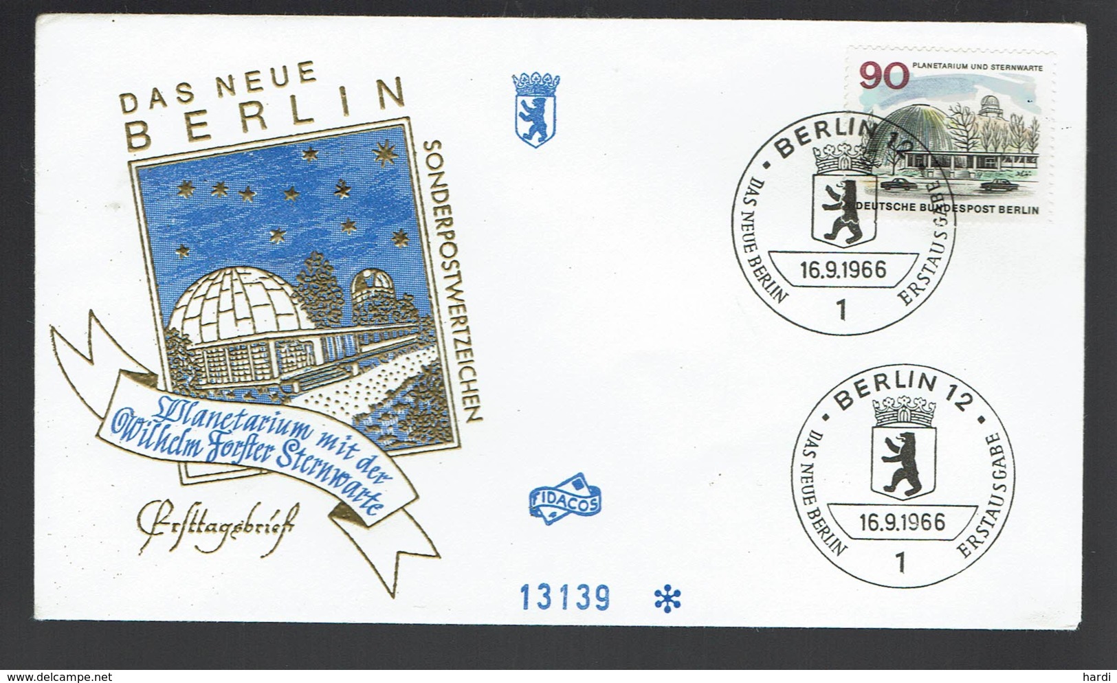 Berlin 1966, MiNr 263, Ersttagstempel - Private Covers - Used