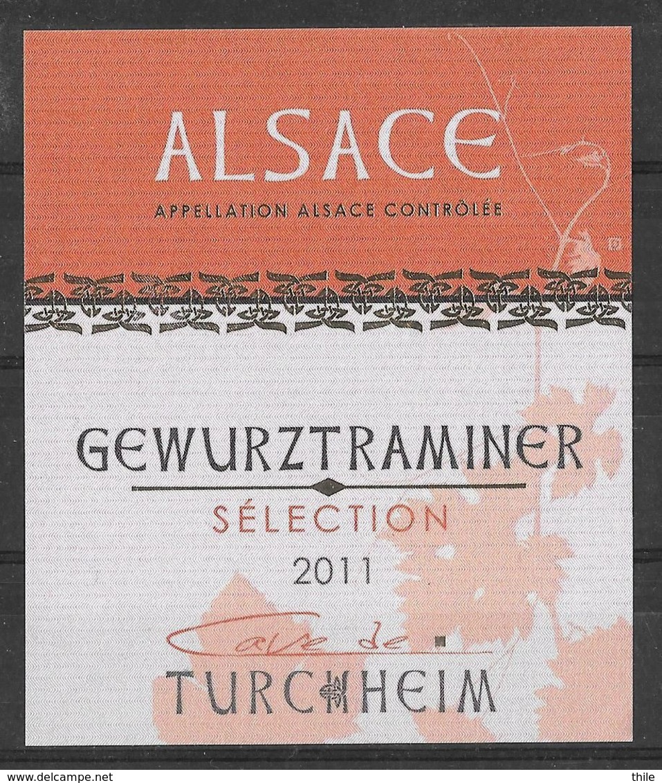 ALSACE - Gewurztraminer Selection 2011 - Cave Vinicole Turckheim (état Neuf) - Gewurztraminer