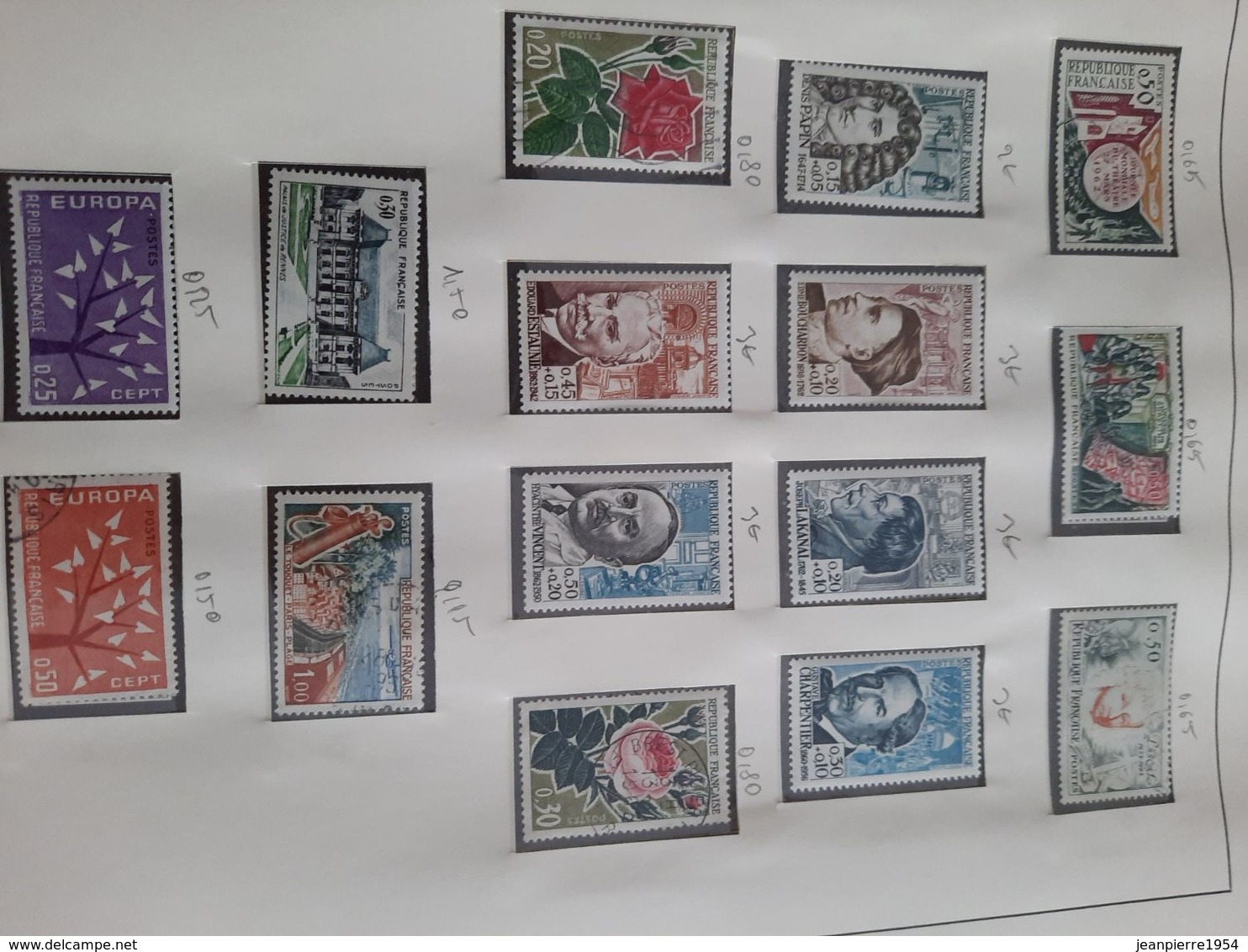 album timbres timbres français neuf et oblitere