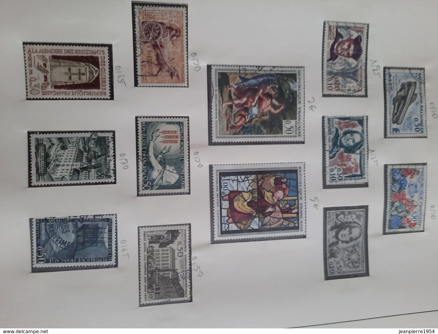 album timbres timbres français neuf et oblitere