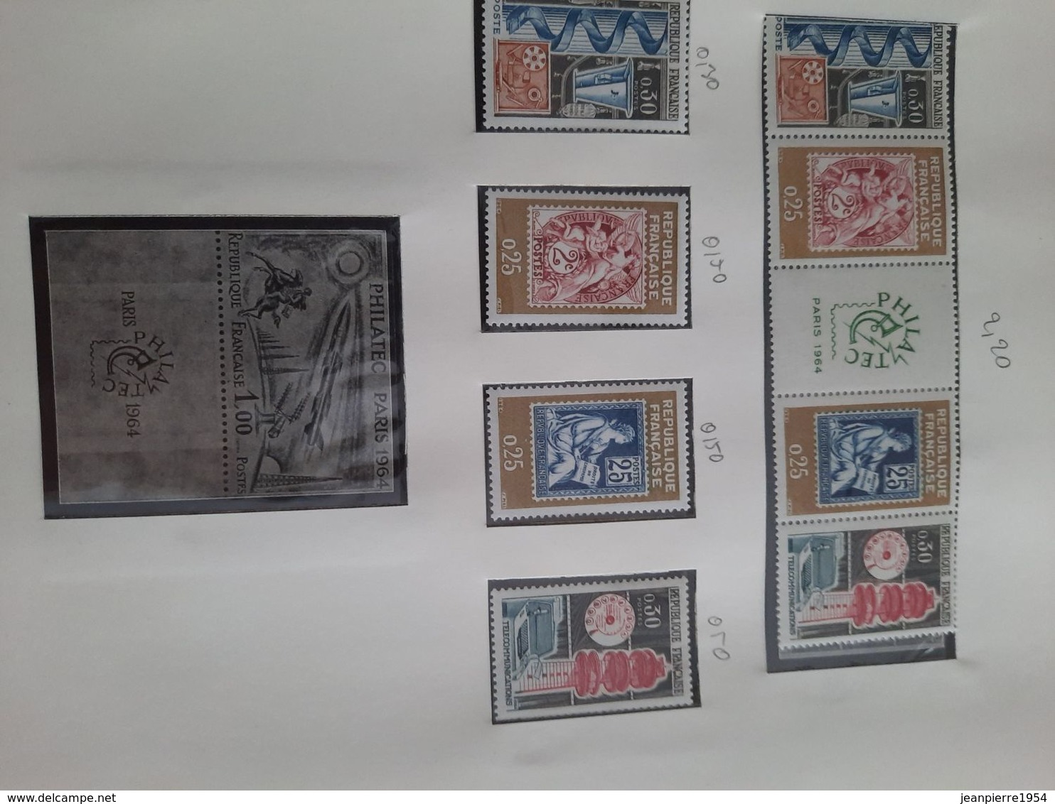 album timbres timbres français neuf et oblitere